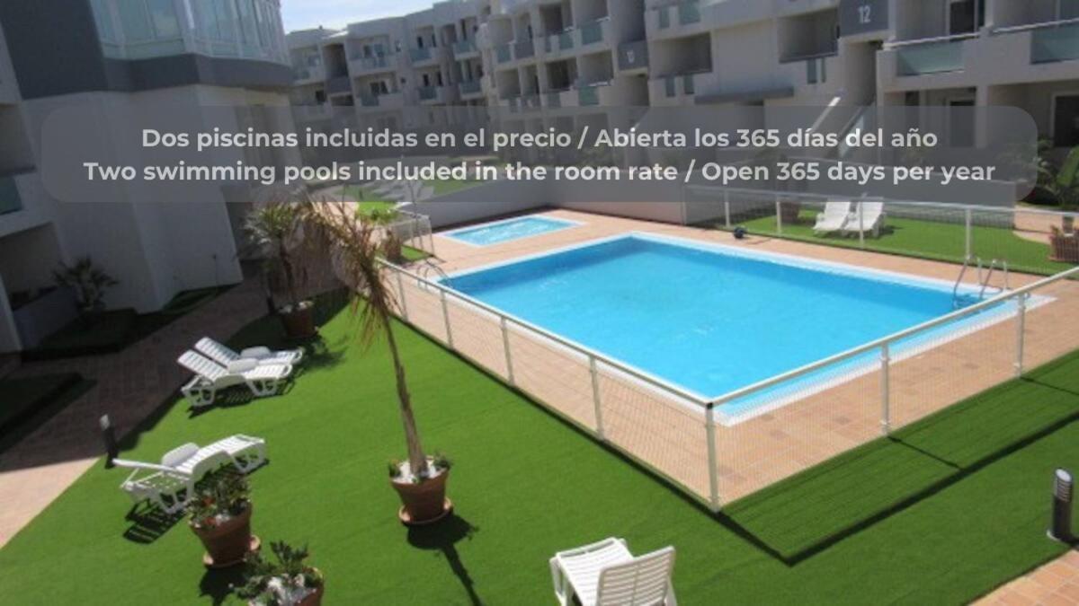 Fresh Lemonade Con Piscina, Ac, Doble Terraza, Cocina Completa Y Parking Apartment คอร์ราเลโฮ ภายนอก รูปภาพ